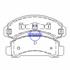 FORD TRUCK Aerostar Bronco Explorer Ranger MAZDA B2300 B3000 B4000 Navajo Brake pad FMSI:7534A-D654 7488-D607 7125A-D249 7125A-D205 7125A-D387 OEM:E3TZ-2001-C WVA:21830, F654